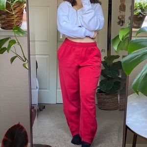 Champs Sports Gear Red Jogger Sweatpants